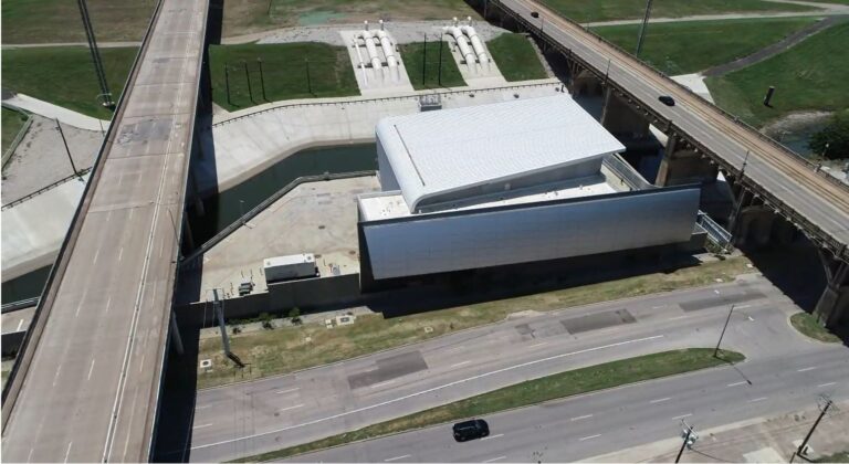 Able Pump Station overhead view