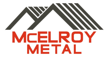 The logo of McElroy Metal