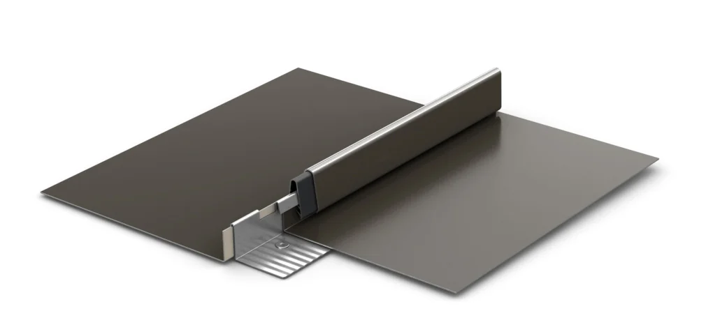 A square of berridge tee panel for a metal roof