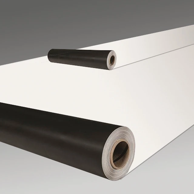A roll of 16-ft-TPO Membrane