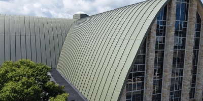 A roof built with Batten Tite Sheet metal