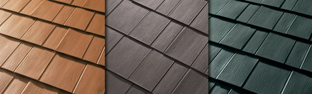 Various colors of Tamko Building Products Roof tiles