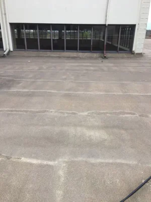 The flat roofing of Medical City, installed by Alpine Roofing Construction