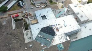 Alpine Roofing Construction building a flat roof in TX