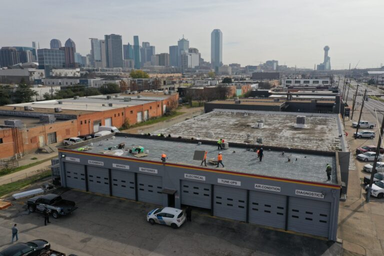 Commercial roof in Dallas, TX