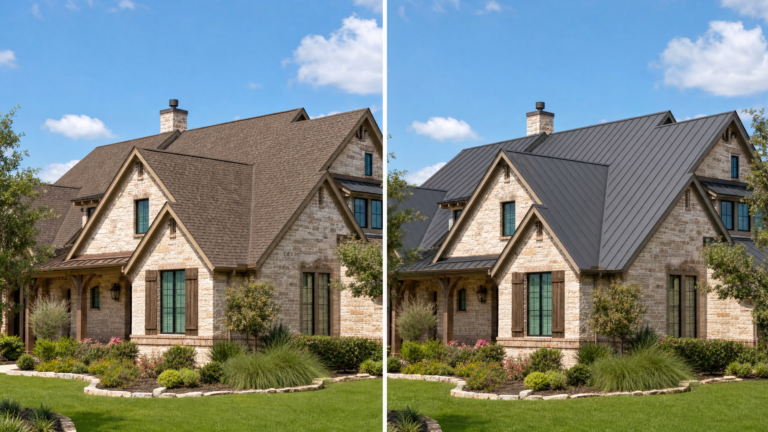 Asphalt Shingles vs. Metal Roofing: Which is Right for Your Texas Home?